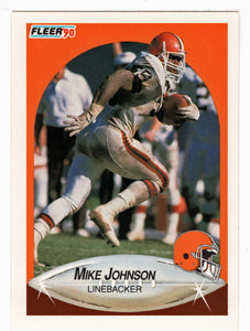 Mike Johnson - Cleveland Browns (NFL Football Card) 1990 Fleer # 50 Mint