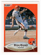 Bryan Wagner - Cleveland Browns (NFL Football Card) 1990 Fleer # 59 Mint