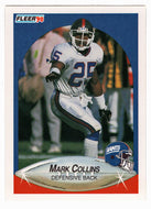Mark Collins - New York Giants (NFL Football Card) 1990 Fleer # 66 Mint