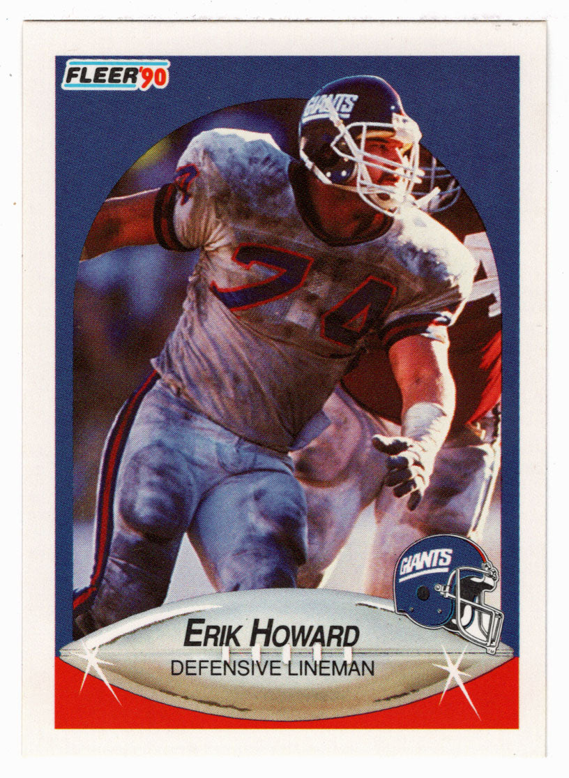 Erik Howard - New York Giants (NFL Football Card) 1990 Fleer # 68 Mint