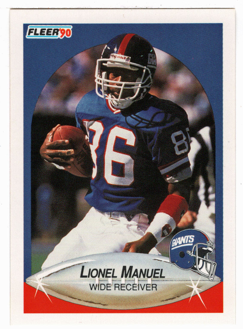 Lionel Manuel - New York Giants (NFL Football Card) 1990 Fleer # 71 Mint