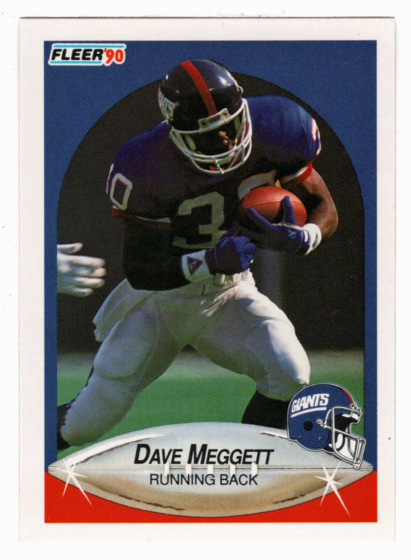 Dave Meggett - New York Giants (NFL Football Card) 1990 Fleer # 73 Mint