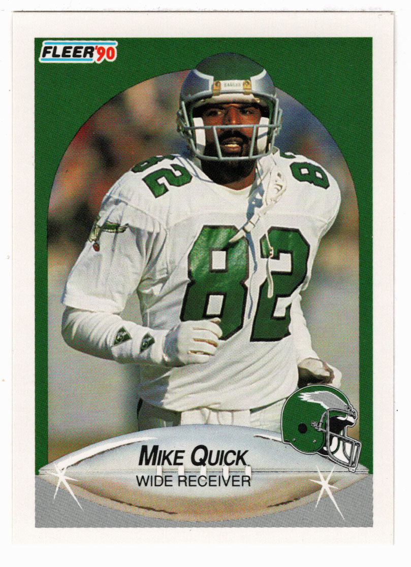 Mike Quick - Philadelphia Eagles (NFL Football Card) 1990 Fleer # 88 Mint