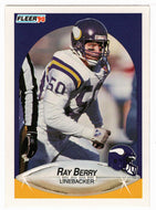 Ray Berry - Minnesota Vikings (NFL Football Card) 1990 Fleer # 94 Mint