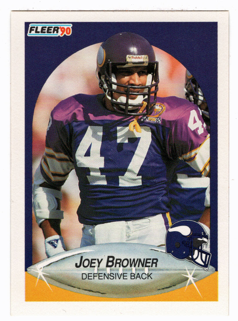 Joey Browner - Minnesota Vikings (NFL Football Card) 1990 Fleer # 95 Mint