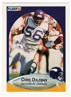 Chris Doleman - Minnesota Vikings (NFL Football Card) 1990 Fleer # 97 Mint