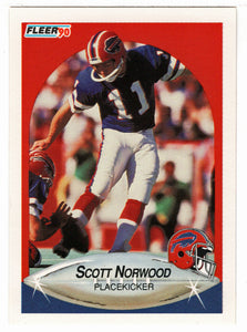 Scott Norwood - Buffalo Bills (NFL Football Card) 1990 Fleer # 114 Mint
