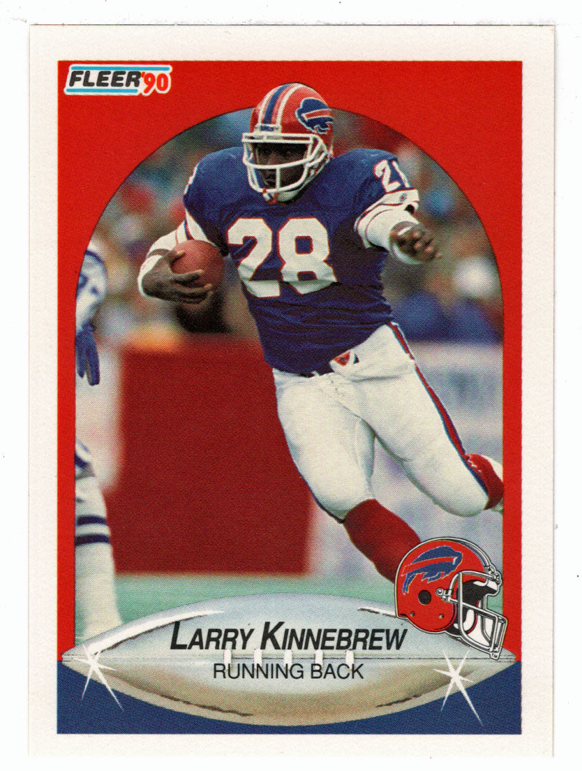 Larry Kinnebrew - Buffalo Bills (NFL Football Card) 1990 Fleer # 116 Mint