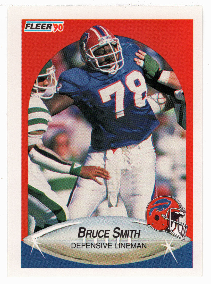 Bruce Smith - Buffalo Bills (NFL Football Card) 1990 Fleer # 121 Mint