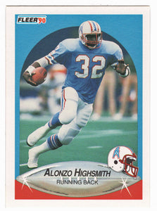 Alonzo Highsmith - Houston Oilers (NFL Football Card) 1990 Fleer # 129 Mint