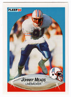 Johnny Meads - Houston Oilers (NFL Football Card) 1990 Fleer # 132 Mint
