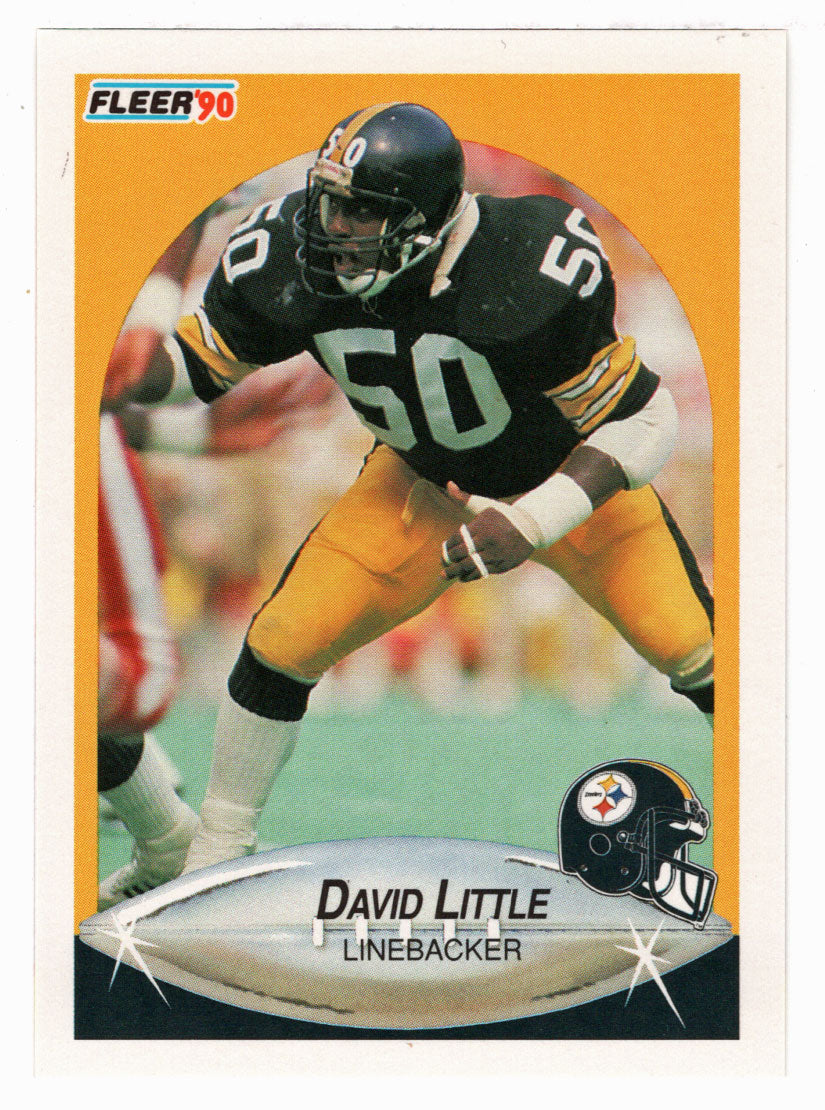 David Little - Pittsburgh Steelers (NFL Football Card) 1990 Fleer # 146 Mint