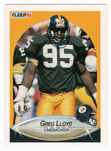 Greg Lloyd - Pittsburgh Steelers (NFL Football Card) 1990 Fleer # 147 Mint