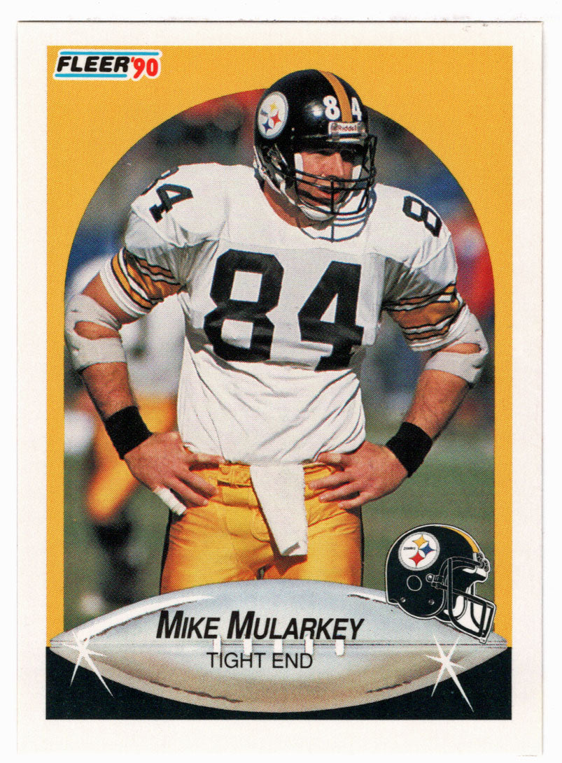 Mike Mularkey - Pittsburgh Steelers (NFL Football Card) 1990 Fleer # 148 Mint