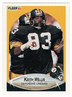 Keith Willis - Pittsburgh Steelers (NFL Football Card) 1990 Fleer # 151 Mint