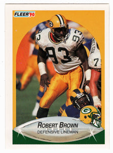 Robert Brown RC - Green Bay Packers (NFL Football Card) 1990 Fleer # 169 Mint