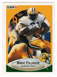 Brent Fullwood - Green Bay Packers (NFL Football Card) 1990 Fleer # 171 Mint