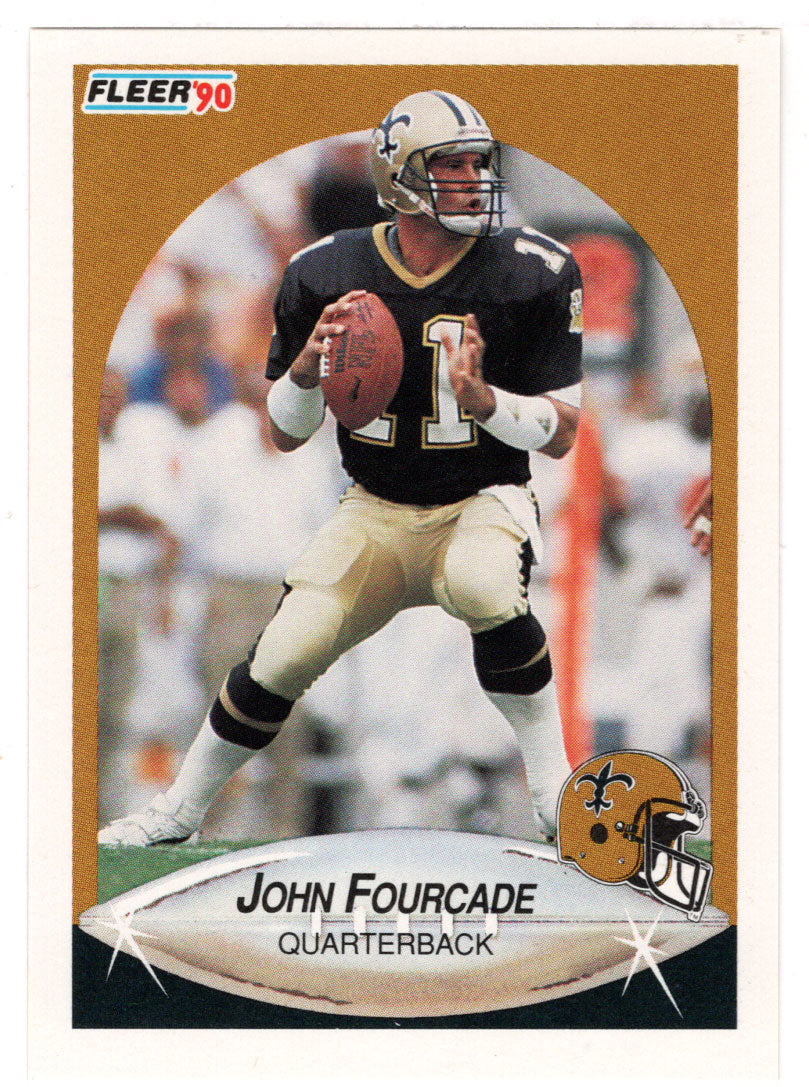 John Fourcade - New Orleans Saints (NFL Football Card) 1990 Fleer # 186 Mint