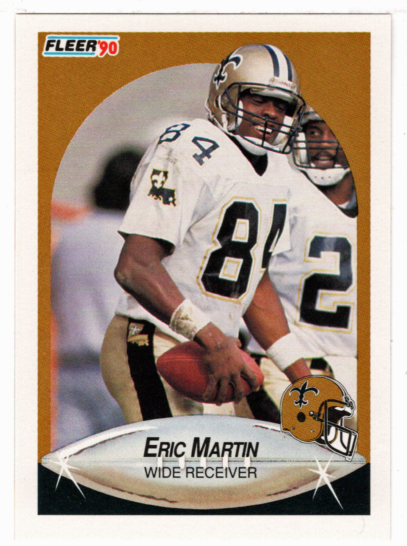 Eric Martin - New Orleans Saints (NFL Football Card) 1990 Fleer # 192 Mint