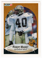 Robert Massey - New Orleans Saints (NFL Football Card) 1990 Fleer # 193 Mint