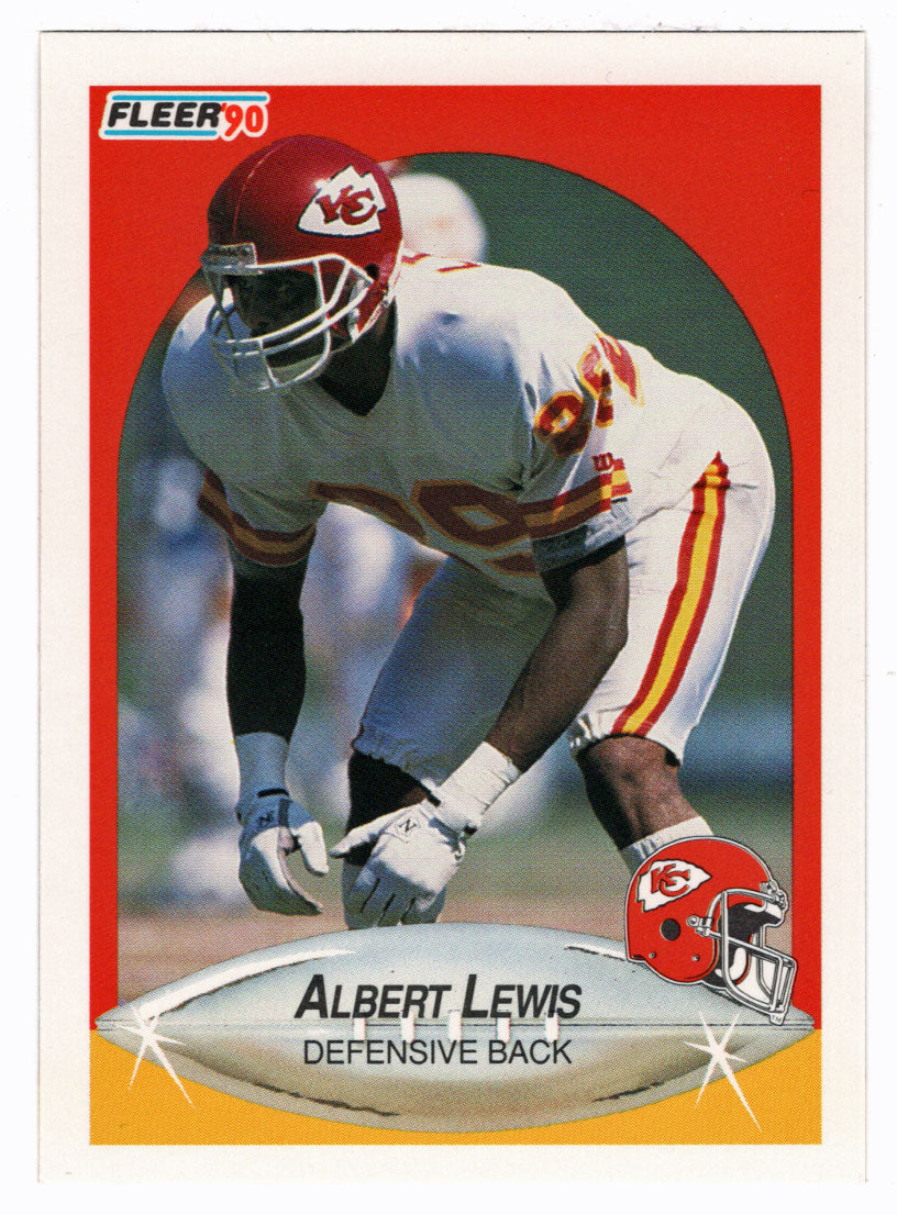 Albert Lewis - Kansas City Chiefs (NFL Football Card) 1990 Fleer # 201 Mint