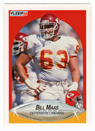 Bill Maas - Kansas City Chiefs (NFL Football Card) 1990 Fleer # 203 Mint