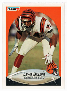 Lewis Billups - Cincinnati Bengals (NFL Football Card) 1990 Fleer # 210 Mint
