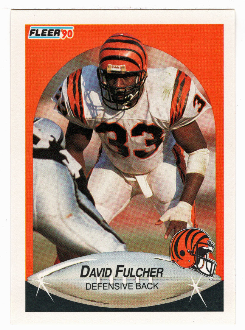 David Fulcher - Cincinnati Bengals (NFL Football Card) 1990 Fleer # 215 Mint