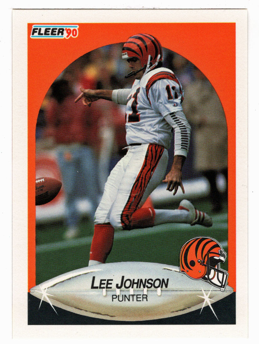 Lee Johnson - Cincinnati Bengals (NFL Football Card) 1990 Fleer # 217 Mint