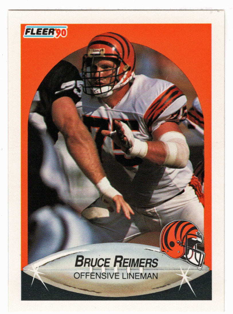 Bruce Reimers RC - Cincinnati Bengals (NFL Football Card) 1990 Fleer # 221 Mint