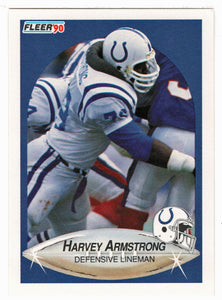 Harvey Armstrong RC - Indianapolis Colts (NFL Football Card) 1990 Fleer # 224 Mint