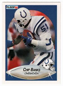 Chip Banks - Indianapolis Colts (NFL Football Card) 1990 Fleer # 226 Mint