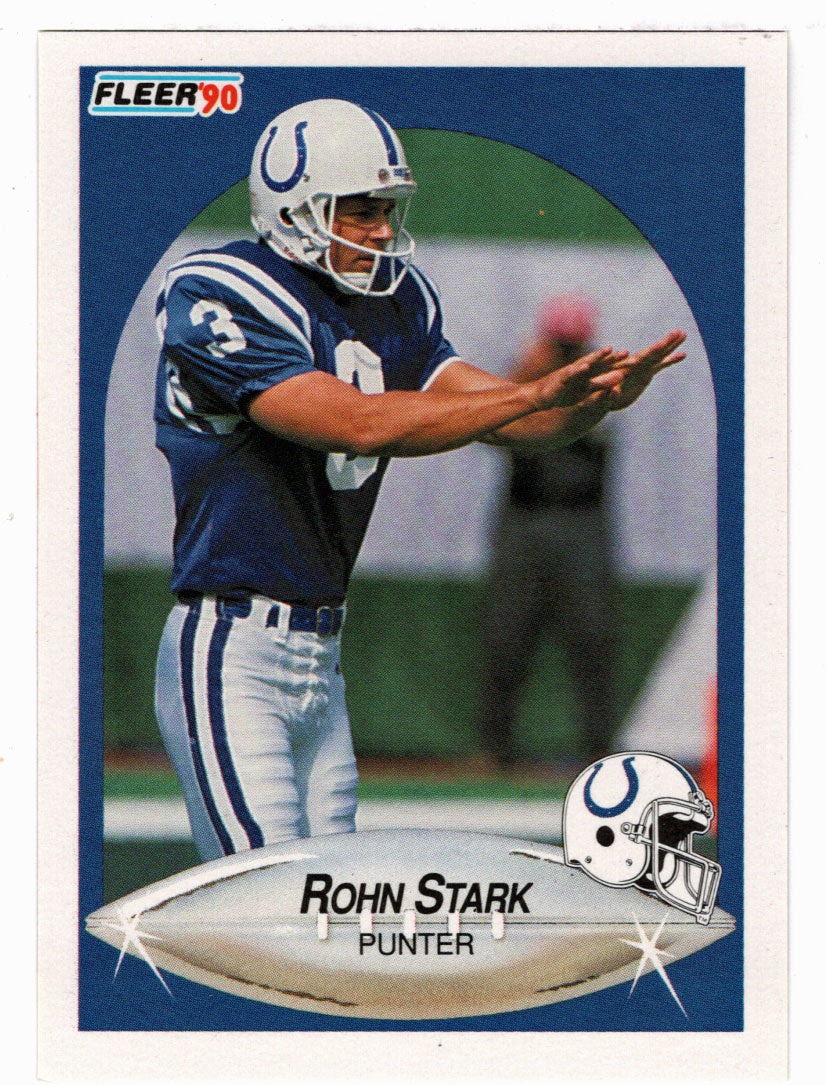 Rohn Stark - Indianapolis Colts (NFL Football Card) 1990 Fleer # 232 Mint