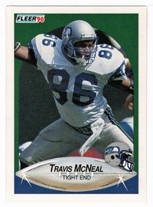 Travis McNeal - Seattle Seahawks (NFL Football Card) 1990 Fleer # 270 Mint