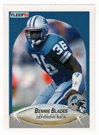Bennie Blades - Detroit Lions (NFL Football Card) 1990 Fleer # 277 Mint