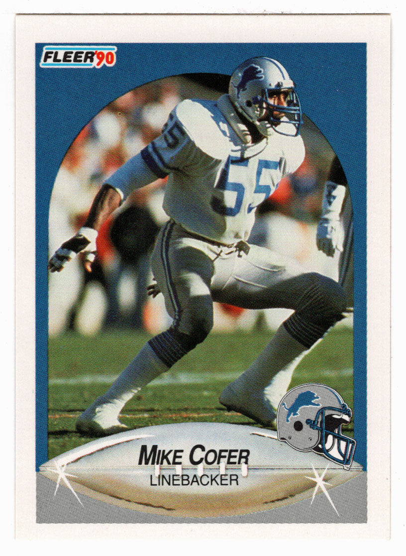 Michael Cofer - Detroit Lions (NFL Football Card) 1990 Fleer # 279 Mint