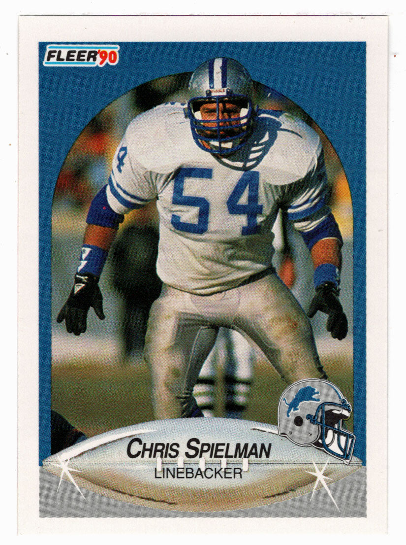 Chris Spielman - Detroit Lions (NFL Football Card) 1990 Fleer # 286 Mint