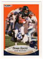 Dennis Gentry - Chicago Bears (NFL Football Card) 1990 Fleer # 292 Mint
