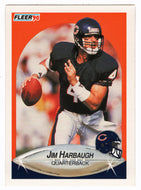 Jim Harbaugh - Chicago Bears (NFL Football Card) 1990 Fleer # 293 Mint