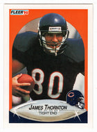 James Thornton - Chicago Bears (NFL Football Card) 1990 Fleer # 300 Mint