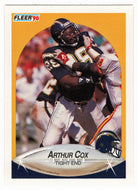 Arthur Cox - San Diego Chargers (NFL Football Card) 1990 Fleer # 307 Mint