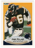 Jamie Holland - San Diego Chargers (NFL Football Card) 1990 Fleer # 309 Mint