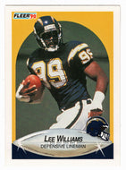 Lee Williams - San Diego Chargers (NFL Football Card) 1990 Fleer # 316 Mint