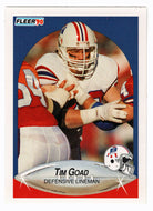 Tim Goad RC - New England Patriots (NFL Football Card) 1990 Fleer # 318 Mint