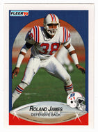 Roland James - New England Patriots (NFL Football Card) 1990 Fleer # 320 Mint