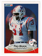 Fred Marion - New England Patriots (NFL Football Card) 1990 Fleer # 322 Mint