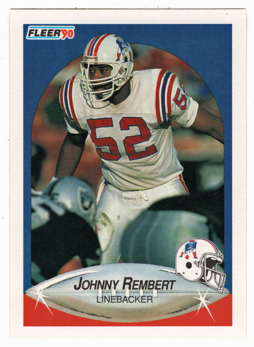 Johnny Rembert - New England Patriots (NFL Football Card) 1990 Fleer # 325 Mint