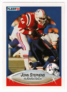 John Stephens - New England Patriots (NFL Football Card) 1990 Fleer # 328 Mint