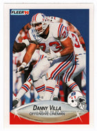 Danny Villa RC - New England Patriots (NFL Football Card) 1990 Fleer # 329 Mint