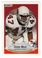 Cedric Mack - Phoenix Cardinals (NFL Football Card) 1990 Fleer # 336 Mint